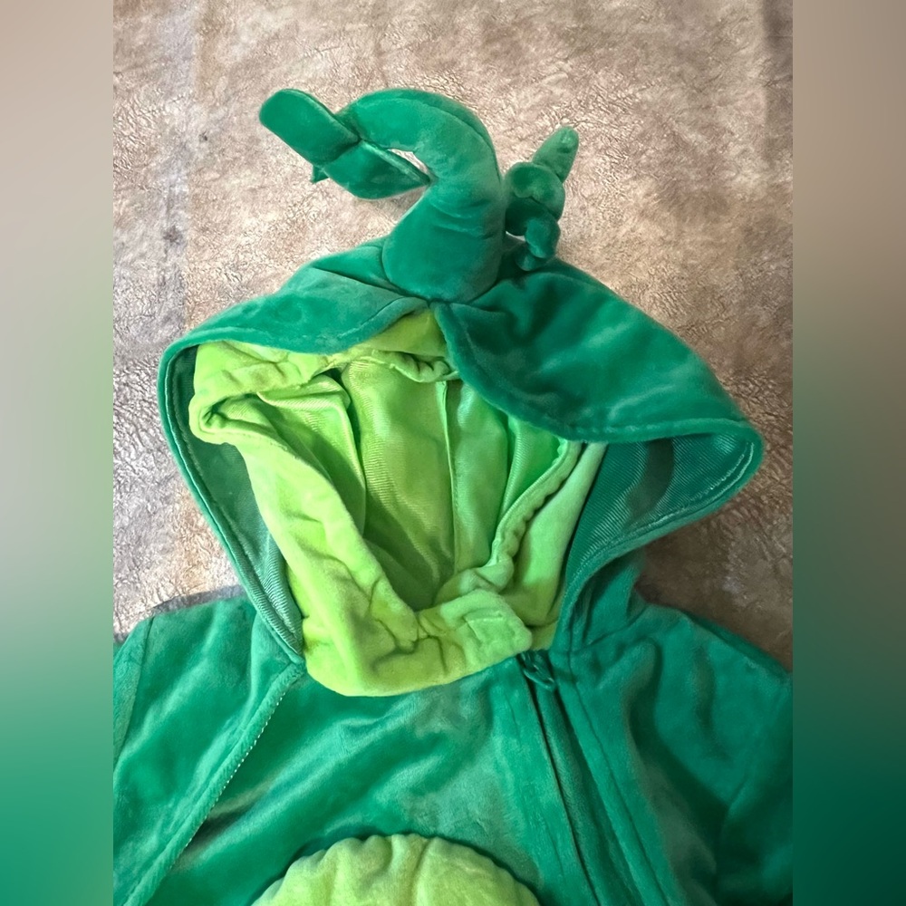 Dream Play Imagine Children’s 12 Months Soft Mid Weight Polyester Pea Costume - Picture 6 of 7